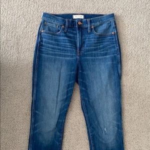 Madewell 10” High Rise Skinny Jeans. Size 29